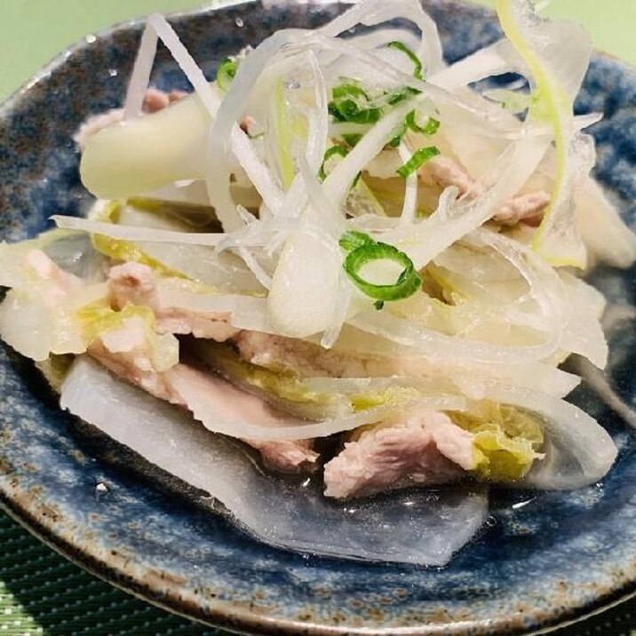 豚バラ肉と大根白菜のミルフィーユ